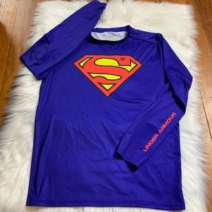 Under Armour Superman compression long sleeve